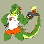  crocodile crocodilian daikuhiroshiama hooters male muscular reptile scalie sonic_(series) vector_the_crocodile video_games 