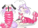 2020 4:3 absurd_res ambiguous_gender animal_humanoid antennae_(anatomy) arthropod arthropod_humanoid breasts colored crustacean crustacean_humanoid duo female hi_res humanoid kneeling lobster_girl_(shantae) lobster_humanoid marine marine_humanoid sequence shedding simple_background solo_focus tsfmimi white_background young