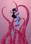  alien black_hair blue_nipples blue_skin blue_spots female hair humanoid lia long_ears nipples not_furry nude pink_eyes pointy_ears slime solo spots tentacles wet xyotic 