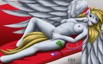 anthro breasts cutting_chipset female hi_res masturbation nude pegasus_oc quakehoof solo