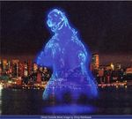  city concept_art dinosaur energy ghost giant_monster glowing godzilla godzilla_(series) kaijuu lights monster night nishikawa_shinji official_art reflection spikes toho_(film_company) water 