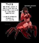 101 animal_humanoid arthropod arthropod_humanoid arthropod_taur covered_eyes crab crab_claw crab_humanoid crab_taur crustacean crustacean_humanoid crustacean_taur decapoda finger_poking humanoid intersex malacostracan maleherm marine marine_humanoid marine_taur puppetmaster13uwu red_body solo specimen taur