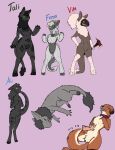 alien ambiguous_gender anthro axe bell belly_rub blush bow_ribbon braided_hair brown_body brown_fur fan_character farsul_(the_nature_of_predators) female floppy_ears freya_(fever_dream) frostedscales fur grey_body group hair hi_res mammal tagme tail the_nature_of_predators tongue tuft venlil_(the_nature_of_predators) wool_(fur)