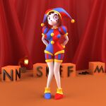 1:1 3d_(artwork) anthro argos90 blender_(software) digital_media_(artwork) female hi_res pomni_(the_amazing_digital_circus) solo the_amazing_digital_circus