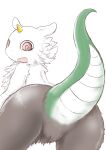 anoko chiikawa chimera female feral hi_res horn living_tail mammal reptile scalie seirei snake snake_tail solo spiral_eyes tail unusual_anatomy unusual_tail wide_hips
