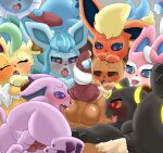 absurd_res animal_genitalia animal_penis anus aroused ball_worship balls big_butt black_body black_fur blue_body blue_skin bodily_fluids bow_ribbon brown_body brown_fur butt canid canine_genitalia canine_penis detailed dripping eevee eeveelution erection espeon feelers female female/female feral feral_on_feral fin flareon french_kissing fur generation_1_pokemon generation_2_pokemon generation_4_pokemon generation_6_pokemon genital_fluids genital_slit genitals glaceon group group_sex heart_eyes heart_symbol hi_res ice jolteon kissing knot leafeon leaking_precum long_tail looking_pleasured male male/female male/male mammal masturbation nintendo orange_body orange_fur pawpads paws penile penis penis_worship pink_body pink_fur pokemon pokemon_(species) precum precum_drip pussy ribbonjob ribbons sex sheath size_difference sparkchu01 sylveon tail tail_fin tan_body tan_fur thick_thighs umbreon vaporeon vein white_body white_fur wide_hips yellow_body yellow_fur