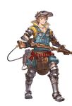  armor armored_boots boots full_body gran_(granblue_fantasy) granblue_fantasy male_focus mechanic_(granblue_fantasy) minaba_hideo official_art overalls shirt solo standing transparent_background welding_mask yellow_shirt 