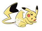  after_sex afterglow cum cum_in_pussy cum_inside cum_on_pussy female fur half-closed_eyes ishoka lying mammal nintendo open_mouth pikachu pok&eacute;mon pok&eacute;mon_(species) pussy rodent simple_background solo tongue video_games white_background 