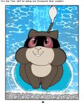 ambiguous_gender anthro floatie floating generation_5_pokemon inflatable nintendo patrat pokemon pokemon_(species) pokemon_mystery_dungeon pool poolside rodent_powered_(softestpuffss) smile smiling_at_viewer softestpuffss solo solo_focus spike_chunsoft stone_floor story story_at_source story_in_description water