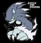 2011 anthro biped black_background black_nose blue_body blue_fur claws emon-yu eulipotyphlan finger_claws fur green_eyes grin hedgehog looking_at_viewer male mammal outline sega sharp_teeth simple_background smile solo sonic_the_hedgehog sonic_the_hedgehog_(series) sonic_the_werehog sonic_unleashed teeth were wereeulipotyphlan werehog white_claws white_outline