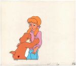  animation_cel anthro bear care_bears duo female happy hug human male mammal official_art unknown_artist 