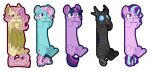  2024 ambiguous_gender arthropod bat_pony black_body blue_eyes bookmark_design changeling cutepencilcase earth_pony equid equine eyelashes female feral flutterbat_(mlp) fluttershy_(mlp) friendship_is_magic fur green_body green_fur group hair hasbro hi_res hooves horn horse long_body mammal membrane_(anatomy) membranous_wings minty_(mlp) multicolored_hair my_little_pony my_little_pony_(2003) mythological_creature mythological_equine mythology outline pink_hair pony purple_body purple_eyes purple_fur purple_hair quadruped red_eyes simple_background smile starlight_glimmer_(mlp) tail twilight_sparkle_(mlp) unicorn white_background wings yellow_body yellow_fur 