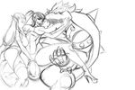  anthro big_breasts big_penis bisexual bowser breast_suck breasts clothing crossover female female/female female_on_anthro garter_belt garter_straps getsketchy group group_sex hair horn human human_on_anthro humanoid hylian interspecies koopa legwear long_hair long_tongue male male/female mammal mario_bros metroid nintendo nipples penis pointy_ears ponytail princess_zelda samus_aran scalie sex sketch spread_legs spreading sucking super_smash_bros the_legend_of_zelda thigh_highs threesome tongue tongue_out video_games 