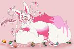 abdominal_bulge ambiguous_gender belly big_belly burping dusk_ball eeveelution feral friend_ball fur generation_6_pokemon goo_creature hi_res huge_belly leaning_on_self looking_pleasured love_ball lure_ball luxury_ball lying mass_vore moon_ball multicolored_body multicolored_fur multicolored_tail nintendo object_vore on_front open_mouth parfait_(yesthisisgoocat) pink_body pink_fur pokeball pokemon pokemon_(species) premier_ball repeat_ball ribbons_(anatomy) rumbling_stomach solo sylveon tail tongue tongue_out transtorracat ultra_ball vore white_body white_fur 