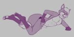 2018 analpaladin animal_genitalia animal_penis canid canine canine_genitalia canine_penis fox genitals leash male mammal penis pinup pokusa pose solo tongue tongue_out 
