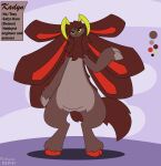 absurd_res artist_name bovid brown_body brown_fur caprine color_swatch dated demon featureless_crotch finalcord fur furry_tail goat hi_res hooves horn hybrid kadyn_(finalcord) lagomorph leporid mammal model_sheet purple_background rabbit shadow simple_background tail 