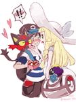  1boy 1girl cosmog lillie_(pokemon) litten npc player_character pokemon pokemon_(creature) pokemon_(game) pokemon_sm tagme you_(pokemon_sm) 