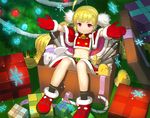  :o ahoge azur_lane bad_id bad_pixiv_id bangs belt_buckle bird black_legwear blonde_hair box buckle candy candy_cane capelet chick christmas christmas_ornaments christmas_tree commentary_request eldridge_(azur_lane) eyebrows_visible_through_hair facial_mark food fur-trimmed_boots fur-trimmed_capelet fur-trimmed_skirt fur_trim gift gift_box gloves green_belt in_box in_container long_hair looking_at_viewer low_twintails outstretched_arms parted_lips purple_eyes red_capelet red_footwear red_skirt santa_costume santa_gloves skirt socks solo stuffed_alicorn stuffed_animal stuffed_toy torpedo twintails very_long_hair wasabi60 