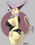  &lt;3 2017 anthro big_breasts big_butt breasts butt delcatty eyelashes female hidden_(artist) lipstick makeup mature_female nintendo nipple_bulge one_eye_closed pok&eacute;mon pok&eacute;mon_(species) pok&eacute;morph smile solo video_games 