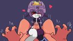  &lt;3 1boy 1girl blush imp looking_at_viewer midna monster_girl penis pointy_ears pov precum red_eyes the_legend_of_zelda thick_thighs thighjob yeego 