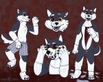 animate_inanimate blank_expression blank_stare canid canine canis clothing confusion costume costume_transformation empty_eyes fursuit fursuit_head fursuit_transformation hi_res inanimate_transformation living_clothing living_costume living_fursuit living_plushie mammal null panties plushie raevi10 scared scared_expression scared_face simple_background torn_clothing torn_panties torn_underwear transformation underwear wolf zipper zipper_down