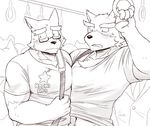  andrew_saitou anthro biceps canine clothed clothing cotton_(artist) dog hero_dekirumon male mammal muscular muscular_male nitobe sketch tooboe_bookmark wolf 