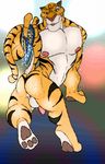  anthro balls disney feline joesanchez male mammal penis solo tiger tiger_dancer_(zootopia) zootopia 