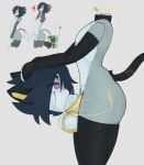 anal anal_masturbation anal_penetration android anthro autofellatio autorimming ball_squeeze balls big_butt big_penis bodily_fluids body_control butt clothing detachable detachable_head detachable_penis domestic_cat electricity felid feline felis genitals head_grab headless hi_res internal legwear long_tongue machine male mammal masturbation mind_control ongongio oral oral_masturbation penetration penile penile_masturbation penis questionable_consent roboneco_(character) robot saliva solo sparks thick_thighs thigh_highs thrusting tongue wide_hips