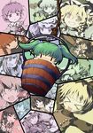  alice_margatroid blonde_hair blush_stickers braid bucket everyone fang green_hair hakurei_reimu hat horn horns hoshiguma_yuugi ibuki_suika in_bucket in_container kaenbyou_rin kawashiro_nitori kirisame_marisa kisume komeiji_koishi komeiji_satori kurodani_yamame mizuhashi_parsee multiple_girls paji patchouli_knowledge red_hair reiuji_utsuho ribbon shameimaru_aya subterranean_animism touhou twin_braids twintails two_side_up wooden_bucket yakumo_yukari 