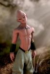  3d artist_request black_sclera dragon_ball dragon_ball_z evil majin_buu male_focus realistic smile solo watermark 