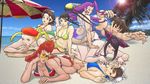  barefoot bikini black_hair blonde_hair braid brown_hair cammy_white capcom chun-li collage competition_swimsuit crimson_viper dark_skin glasses han_juri headband ibuki_(street_fighter) innertube kasugano_sakura lips long_hair lying makoto_(street_fighter) multiple_girls official_art one-piece_swimsuit purple_hair quality red_hair rose_(street_fighter) short_hair street_fighter sunglasses swimsuit umbrella 