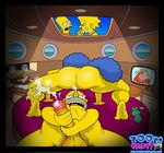  bart_simpson homer_simpson lisa_simpson marge_simpson the_simpsons toon-party 