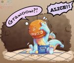 age_regression ageplay clothed clothing container cookie cookie_jar diaper dragon dustyerror european_mythology eyewear female food glasses hi_res jar mythological_creature mythological_scalie mythology nintendo pamp pamper pokemon roleplay scalie story story_in_description trans_(lore) trans_woman_(lore) transformation wearing_diaper western_dragon