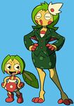  2014 amphibian business_suit clothing coqui female frog lily_(scalie_schoolie) polly_(scalie_schoolie) scalie scalie_schoolie shenanimation suit tadpole 