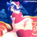  2017 animated big_butt butt digital_media_(artwork) elf emi_(character) female humanoid not_furry twerking twistedgrimtv 