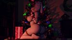  2017 3d_(artwork) big_breasts big_butt breasts butt caprine christmas digital_media_(artwork) female goat hi_res holidays horn mammal mature_female nipples smile solo toriel undertale video_games yamimarik1994 