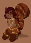 &lt;3 &lt;3_eyes 2017 anthro breasts brown_fur christmas digital_media_(artwork) female fur hair hi_res holidays mammal nipples nude open_mouth pekuza041 pussy rodent simple_background solo squirrel tongue tongue_out 