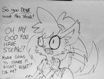  canine dialogue english_text eyelashes fangs female fur ghoul_school hair humor mammal offscreen_character open_mouth scooby-doo_(series) tailwag text tjpones traditional_media_(artwork) were werewolf winnie_werewolf 