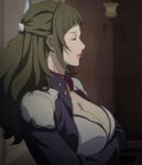  1girl breasts cleavage garo:vanishing_line garo_(series) gina_(garo:vanishing_line) large_breasts long_hair screencap stitched 