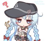  :3 :d :o ? alternate_hairstyle anchor animal bangs beret black_hat black_skirt blue_eyes blue_hair blue_skirt blush bow braid bunny dated eyebrows_visible_through_hair fairy_(kantai_collection) flat_cap green_bow hair_between_eyes hair_bow hair_grab hat head_tilt hibiki_(kantai_collection) kantai_collection komakoma_(magicaltale) long_hair long_sleeves looking_at_viewer low_twintails multiple_girls open_mouth parted_lips pleated_skirt red_bow red_neckwear school_uniform serafuku shirt short_sleeves simple_background skirt smile twin_braids twintails twitter_username white_background white_hat white_shirt ||_|| 