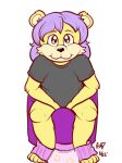 absurd_res anthro archie_comics ashleyfoxkit black_clothing black_shirt black_topwear bodily_fluids clothing female genital_fluids going_potty herpestid hi_res implied_peeing mammal mina mina_mongoose mongoose peeing potty potty_chair potty_training sega shirt solo sonic_the_hedgehog_(archie) sonic_the_hedgehog_(comics) sonic_the_hedgehog_(series) topwear training_pants urine