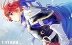  blue_eyes cape fire_emblem fire_emblem:_fuuin_no_tsurugi fire_emblem:_kakusei headband male_focus red_hair roy_(fire_emblem) yuki_(sumaburalove) 