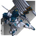 3d arm_cannon beam_cannon character_name commentary_request derivative_work double_beam_cannon energy_gun exposed_internal_machinery fin_funnels g-db gundam gundam_msv highres machinery mecha mecha_focus mobile_suit no_humans nu_gundam_mp_type original realistic redesign robot science_fiction v-fin weapon 