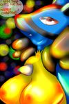  anthro big_breasts breasts canine female lucario mammal nintendo nipples nude pok&eacute;mon pok&eacute;mon_(species) pok&eacute;morph snizard spikes video_games 