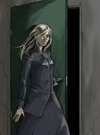  artist_request blonde_hair breasts claudia_wolf dress long_hair lowres silent_hill silent_hill_3 solo 