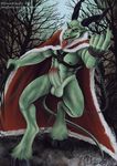  2017 abs anthro balls bdsm big_penis biped cape caprine chain christmas clothing cloven_hooves demon digital_media_(artwork) erection fangs forest fur goat green_fur harness holidays hooves horn humanoid humanoid_penis krampus long_tongue looking_at_viewer male mammal monster mostly_nude muscular muscular_male nipples open_mouth open_smile outside pecs penis sevenarms sharp_teeth smile solo spots spotted_fur teeth tongue tongue_out tree watermark whip 