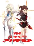  atsuko_kagari cosplay diana_cavendish ekita_gen kill_la_kill little_witch_academia seifuku sword uniform 