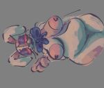 absurd_res anthro areola belly big_areola big_belly big_breasts breasts female female/female five_nights_at_freddy&#039;s five_nights_at_freddy&#039;s:_security_breach hi_res lagomorph leporid mammal rabbit red_eyes rik_grape scott_cawthon scottgames solo steel_wool_studios thick_thighs vanny_(fnaf) white_body