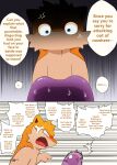 comic darrow0 ditto_(pokemon) english_text generation_1_pokemon generation_2_pokemon hi_res kuro_(darrow) male nintendo pokemon pokemon_(species) quilava speech_bubble text yuel