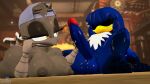 3d_(artwork) accipitrid accipitriform anthro armada_(artist) avian backwards_hat balls bar beak bedroom_eyes big_butt big_penis bird blue_body breasts butt clothed clothing corvid corvus_(genus) crow digital_media_(artwork) duo erection eyelashes fan_character feathers feet_up female footwear garry&#039;s_mod genitals grey_body hair handjob hat headgear headwear hi_res hidden_eyes humanoid inside juicyducksfm long_penis lying male male/female muscular muscular_male narrowed_eyes on_front oscine partially_clothed passerine penile penis pubes sarah_dellen sarah_the_crow seductive sega sex shoes smile smiling_at_another smiling_at_each_other smiling_at_partner sonic_the_hedgehog_(series) spread_legs spreading tail tail_feathers thunder_(juicyducksfm) yellow_eyes